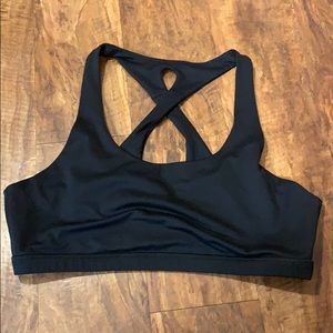 XL Black Sports Bra